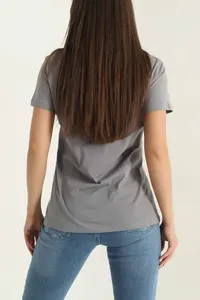 Camiseta para mujer, el mejor diseño, estilo más reciente, camiseta de manga corta informal para mujer, 100% algodón de fibra larga, camiseta sin mangas para mujer - Product Image 3