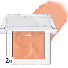 Abouttone 4.3g Fluffy Wear Blusher 03 Arancione Mandarino, Fard in Polvere Pressata ad Alta Pigmentazione e Finitura Opaca per Tonalità di Pelle Media, 2 Pezzi - Product Image 1