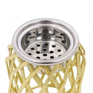 Luxury Decorative <b>Bakhoor</b> Burner | Gold Lattice Metal Incense Burner | Loban Dhoop Holder | <b>Oud</b> Burner | Ramadan Islamic Home - Product Image 4