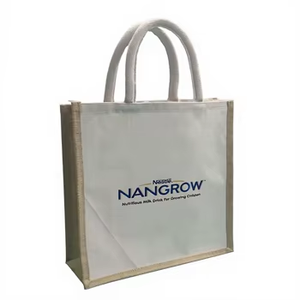 Bolsa de Tela No Tejida Nestlé NanGrow con Logotipo Impreso, Ligera, Unisex, para Uso Diario, Capacidad de 1-1.9l, Diseño Abierto - Product Image 2