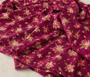 Tissu en coton biologique respirant et écologique imprimé floral, poids moyen 120 GSM, largeur 43/44 pouces, sur mesure - Product Image 5