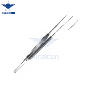 Micro Pinzas Curvas de 18 cm (7 Pulgadas) con Punta Cilíndrica de 0.4 mm, Acero Inoxidable Premium, Extremadamente Ligeras, Bien Equilibradas, Sin Causar Fatiga - Product Image 6
