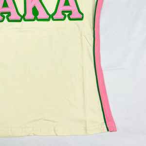 Camiseta Premium Neutral AKA para Mujer, con Letras Griegas, Tela de Alta Calidad, Ajuste Cómodo, Cuello Redondo Informal - Product Image 5