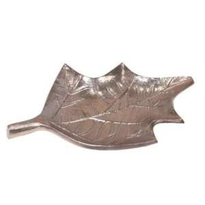 Bandeja Decorativa de Hoja Plateada para Aperitivos, Bandejas para Servir Comida, Artesanía, Decoración de Mesa, Bandeja Metálica para Exhibir Frutas y Plato, Precio Económico - Product Image 5