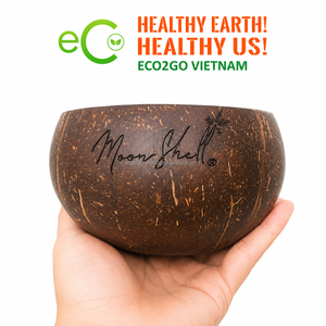 Premium Coconut Shell Bowls with Spoon Set Custom Engraving Wholesale Factory Direct from Vietnam - Product Image 4
