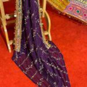 Vestido Corto Estilo Vintage Afgano Kuchi con Exclusivos Patrones de Bordado Hechos a Mano y Trabajo Tradicional con Espejos - Product Image 3