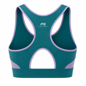 Wholesale High Impact Wireless Sports Bra Women Breathable Yoga Fitness Gym Bra Padded Shockproof Running Activewear <b>Crop</b> <b>Top</b> - Product Image 3