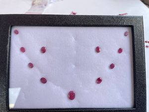 Conjunto de Joyería de Rubíes Naturales de Liberia de 12.50 Ct – Conjunto de Colgante y Aretes, Gema de Rubí Rojo Genuino al por Mayor - Product Image 2