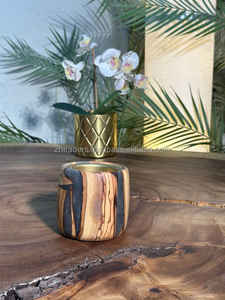 Quemador de Incienso de Resina Epoxi y Madera de Acacia Sacred Ember Elite, Soporte de Oud de Lujo Hecho a Mano para Decoración Árabe, Ramadán y Eid - Product Image 2