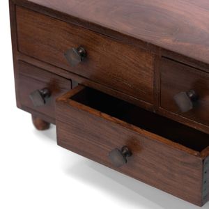 Commode à 4 tiroirs Kano de couleur antique Solution de rangement durable de qualité pour chambres à coucher - Product Image 2