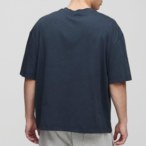 T-shirt unisexe sur mesure 100 % coton pour homme, style unique oversize délavé au soleil, effet délavé à l'acide - Product Image 2