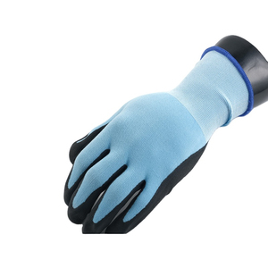 Gants en nitrile 10 mil à adhérence lisse avec revêtement antidérapant, tissu durable, résistants au froid, ajustement sûr pour travaux généraux - Product Image 2