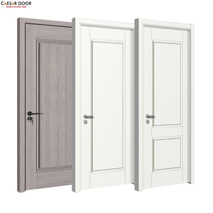 Porte intérieure en bois massif de haute qualité, design moderne, anti-étirement, anti-fissuration, résistante à l'eau, pour hôtel et appartement - Product Image 1