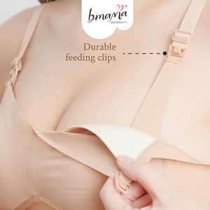 Anti Bacterial Seamless Nursing <b>Bra</b> Wireless Maternity Breastfeeding <b>Bra</b> Lightweight Breathable Comfort <b>Bra</b> BR511 - Product Image 1