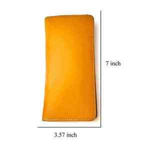 กระเป๋าสตางค์หนังแท้ทำมือแบบยาวสำหรับทุกเพศ คุณภาพเยี่ยม สไตล์ธุรกิจ เหมาะสำหรับการเดินทางและเป็นของขวัญ ใช้ส่วนตัวได้ - Product Image 6