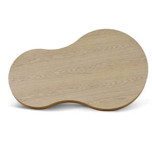 Table en bois ronde fantaisie Dingo pour la maison Meubles d'hôtel Meubles de luxe bien figurés en bois d'acacia - Product Image 4
