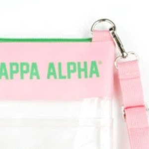 Green Pink <b>Clear</b> Stadium <b>Tote</b> <b>Bag</b> Bundle Transparent PVC Shoulder Purse with Snap Closure Casual Sports Concert Event - Product Image 3