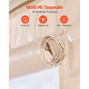 Copertura Invernale per Gazebo a Due Livelli 10x10 piedi con Tetto Rigido e Finestre a Rete Laterali per Gazebo e Pergola - Product Image 3
