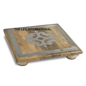 Stainless Steel Wire Decorative <b>Trivet</b> for Hot Dishes Round Design Handmade <b>Trivet</b> for <b>Kitchen</b> Counter or Dining Table Placemats - Product Image 4