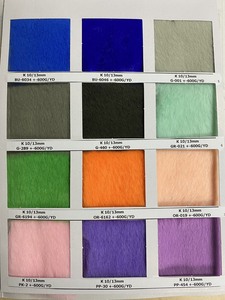 Vonnel Acrylic Rabbit Faux <b>Fur</b> Fabric K10/13mm Single Side Mink Faux <b>Fur</b> Fabric Dyed Directly for Garment Toy - Product Image 2