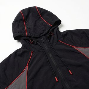 Conjunto de Chándal Cortavientos con Capucha Personalizado |   Chaqueta Deportiva Ligera y Pantalones para Correr |   Fabricante de Ropa Deportiva y Streetwear OEM - Product Image 3