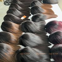 Perruque Carré Plongeant en Cheveux Vietnamiens Bruts de Haute Qualité, Cheveux Humains Alignés sur la Cuticule, Ultra Raides, Perruque Frontale en Dentelle HD 13x4