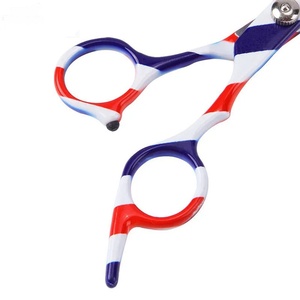 Ciseaux de coiffure professionnels en acier inoxydable 6CR13, lame tranchante, 28 dents, manche long durable en plastique, pour droitiers - Product Image 3