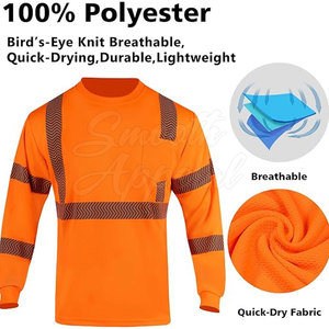 Camisetas de Seguridad de Alta Visibilidad Impermeables Premium Diseñadas para Brindar Comodidad, Durabilidad y Apariencia Profesional para las Operaciones Diarias de Trabajo - Product Image 5