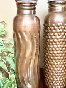 Eco Friendly Handmade <b>Copper</b> Water <b>Bottle</b> 0.94L Premium Ayurvedic <b>Copper</b> <b>Drink</b> <b>Bottle</b> with Beautiful Crafted Artwork for Healthy - Product Image 5