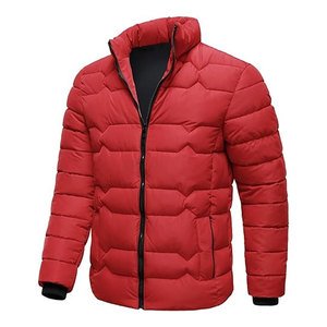 Chaqueta Acolchada Ligera para Hombre, Abrigo Cálido de Invierno con Cuello Alto, Cierre Completo, Resistente al Viento, Informal, para Exteriores, Ropa Urbana Premium - Product Image 1
