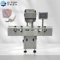 DTOP Machine de comptage de comprimés et de capsules entièrement automatique à grande vitesse à 8 canaux facile à utiliser avec roulement