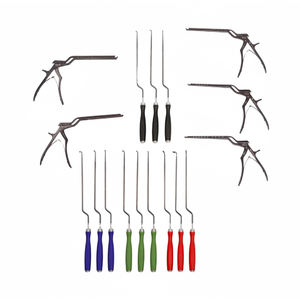 Juego de curetas y rongeurs Kerrison para cirugía de columna lumbar MIS, 17 piezas, la mejor calidad - Product Image 1