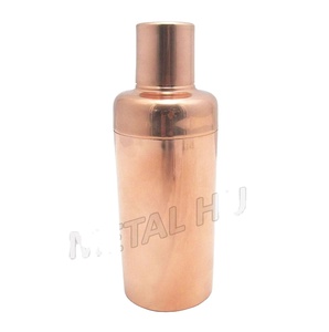 Vente en gros de shakers à cocktails Boston dorés de 800 ml, en acier inoxydable, outils de bar personnalisés pour les barmans, usage professionnel - Product Image 1