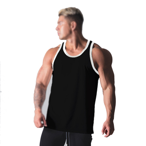Male Casual Quick Dry Stringer <b>Singlet</b> Vest Clothing Summer Bodybuilding Tank Tops Men Gym Fitness Training Sleeveless Shirt - Product Image 5