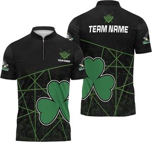 Maillot de billard personnalisé à demi-zip pour l'équipe de pool, snooker et 8 ball - Product Image 4
