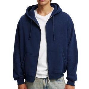 Vintage Washed Oversized Zip Hoodie Manufacturer Premium Blank Hooded Sweatshirt Custom Streetwear Clothing - Product Image 1