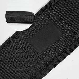 Ceinture de musculation réglable en néoprène durable avec logo, pour entraînement à domicile, couleur violette, respirante - Product Image 3
