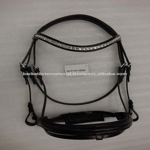 Bride de cheval de créateur de fantaisie Hot Fix Bling matériel en cuir - Product Image 2