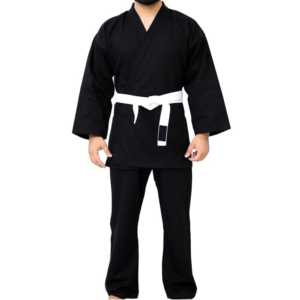 Kimono de Jiu Jitsu Brasileño (BJJ) Blanco Personalizable, Transpirable, 450GSM, Corte Recto, Cintura Media, Uniforme de Artes Marciales Unisex - Product Image 4