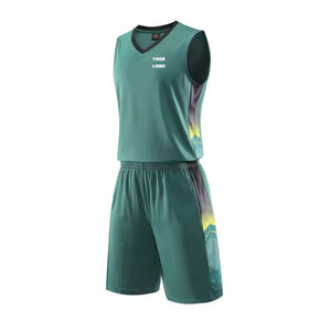 Uniforme de Baloncesto Transpirable en Oferta, Ropa Deportiva Personalizada en Blanco, Uniforme de Baloncesto Transpirable de Último Diseño para Hombre - Product Image 1