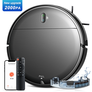 Potente Aspirapolvere Robotico 2000pa con Funzione 3-in-1: Aspirazione, Spazzatura e Lavaggio, Controllo Alexa/APP, Batteria 2500mAh per 120 Minuti di Utilizzo - Product Image 1