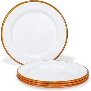 Luxury Blue Rimmed Metal <b>Charger</b> <b>Plate</b> | 33cm Decorative Wedding Display <b>Plate</b> | Professional Catering Service Trays Under <b>Plate</b> - Product Image 2