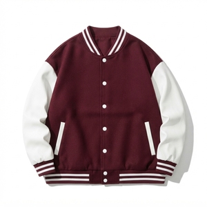Premium Quality Leather Varsity <b>Jacket</b> Leather Sleeve & Wool Body Baseball Varsity <b>Jacket</b> 2026 <b>Men's</b> Clothing <b>Jackets</b> for Sale - Product Image 1