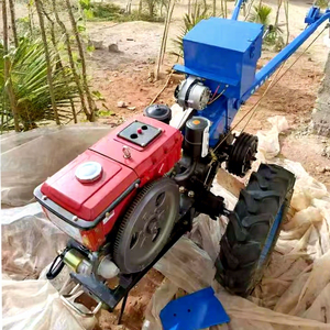 Wholesale Mini Farm <b>Walking</b> Tractor 15HP Diesel Engine Two Wheel Agricultural Power Tiller Cultivator <b>Machine</b> <b>for</b> Farming - Product Image 1
