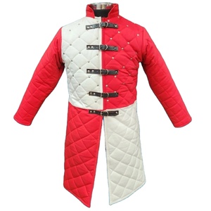 Armadura de Caballero Histórico, Gambeson Medieval, Abrigo de Algodón, Chaqueta Larga y Acolchada de Akteon, Ropa de Reenactamiento Vikingo - Product Image 1