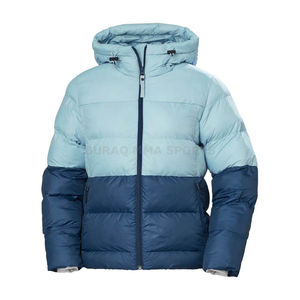 Veste matelassée imperméable personnalisée pour femme, manteau d'hiver rembourré de style designer, en nylon, pour l'extérieur - Product Image 4