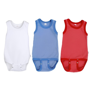 Chaleco para Bebé, Recién Nacido, Niño Pequeño, 100% Algodón, Sin Mangas, Ligero, Transpirable, Suave, Unisex, Logotipo Personalizado, OEM, ODM, Venta al Por Mayor - Product Image 1