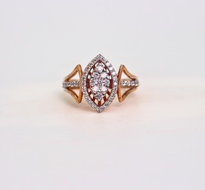 แหวนทองคำแท้ 14K สีเหลือง ประดับเพชรทรงกลม 1 กะรัต เพาะเลี้ยงในห้องปฏิบัติการ ขัดเงาอย่างดี แหวนแต่งงานสำหรับผู้หญิง สี D ถึง G ระดับความสะอาด IF SI2 - Product Image 1