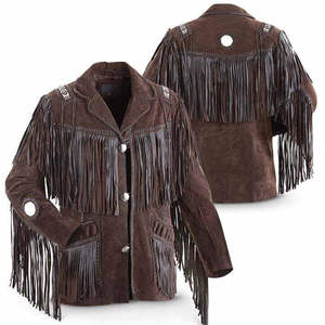 Chaqueta de Piel de Ciervo con Flecos - Camisa Vaquera Tradicional para Hombre - Hecha a Mano Estilo Western - Product Image 6