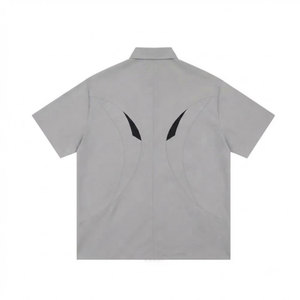 Camisas ligeras de poliéster estampadas para hombre, camisas de verano para hombre de manga corta, precio asequible, camisas informales. - Product Image 4